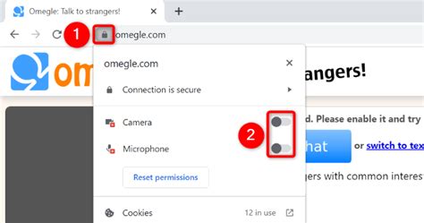 How to Enable Your Camera on Omegle .